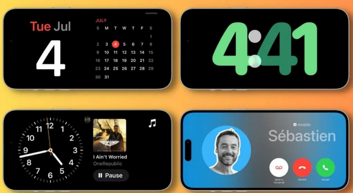 铁岭苹果手机维修分享iOS17横屏充电待机显示有什么好处 