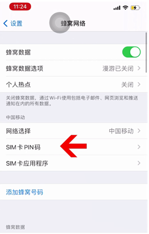 铁岭苹果14维修网分享如何给iPhone14的SIM卡设置密码 