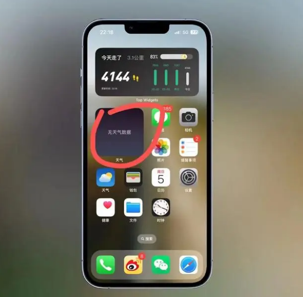 铁岭苹果手机维修分享:iOS16主屏幕天气小组件无法正常工作怎么办？ 