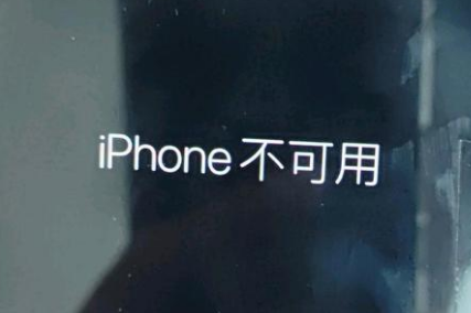 铁岭苹果服务网点分享锁屏界面显示“iPhone 不可用”如何解决 