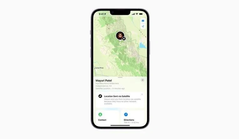 铁岭苹果14维修分享iPhone14系列中 FindMy功能通过卫星分享位置方法教程 